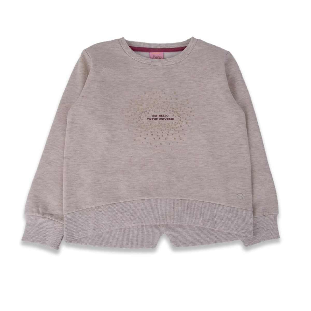 PILLIN - Polerón Niña Gris claro Pillin PILLIN