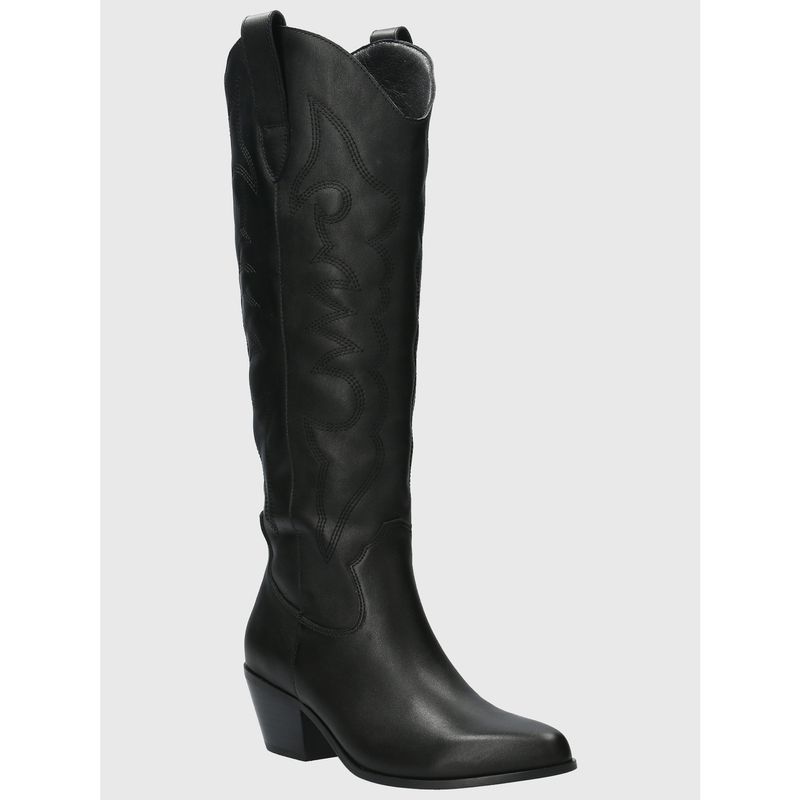 HUSH PUPPIES - Bota vaquera Cuero Mujer Webber Negro HUSH PUPPIES
