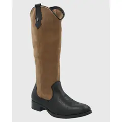 HUSH PUPPIES - Bota Cuero Mujer Cami Negro