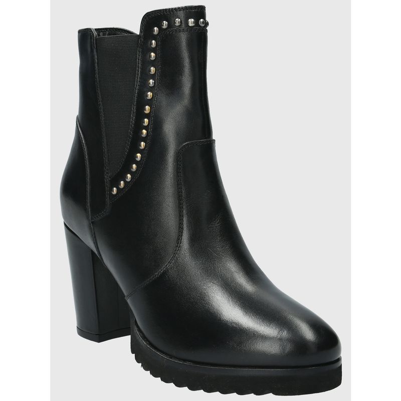 HUSH PUPPIES - Botin Cuero Mujer Spell Negro HUSH PUPPIES