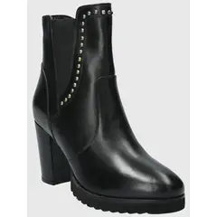HUSH PUPPIES - Botin Cuero Mujer Spell Negro