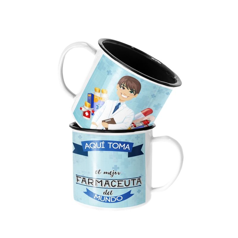 SM - Taza Lechera Enlozado para el Farmaceuta Personalizado SM