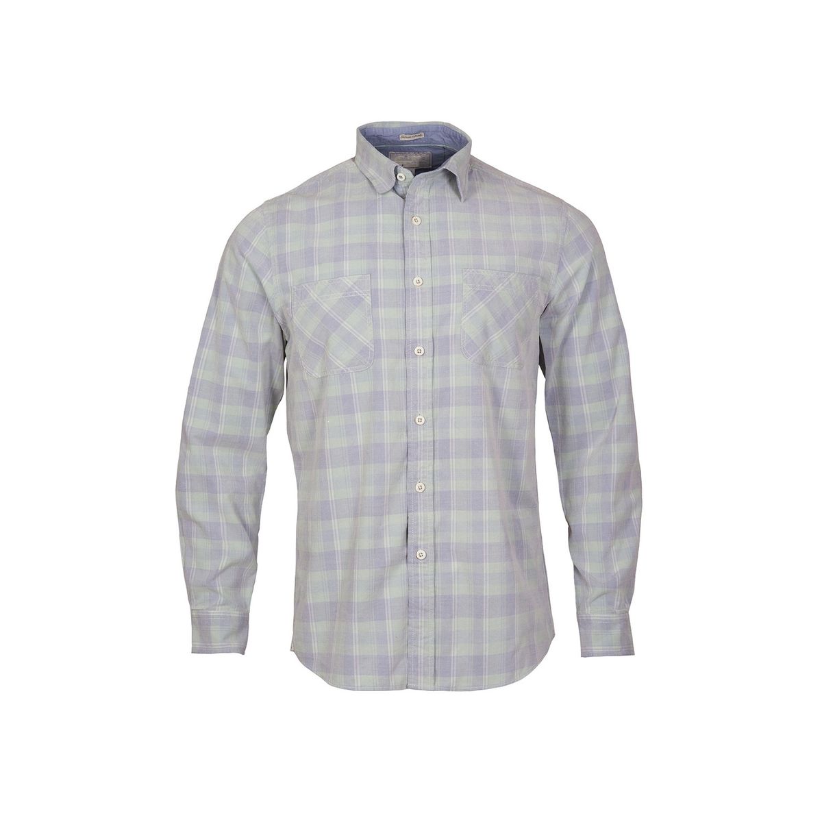 ROCKFORD - Camisa Algodón Orgánic Hombre Tartancord Verde ROCKFORD
