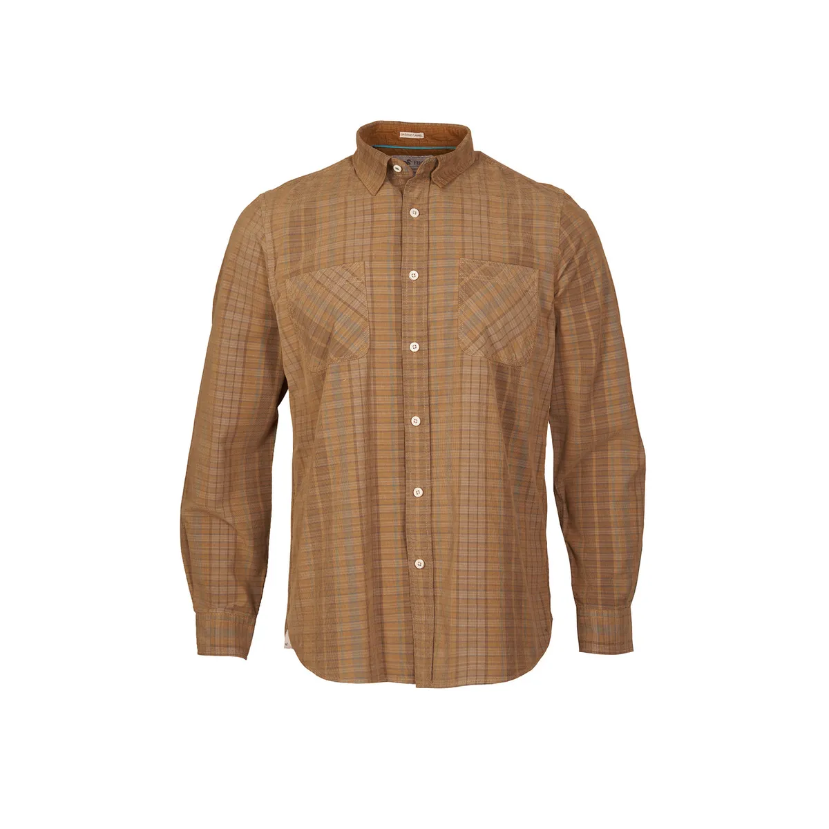 ROCKFORD - Camisa Algodón Orgánico Hombre Tartancrd Beige ROCKFORD