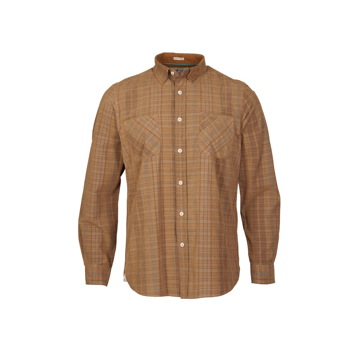 ROCKFORD - Camisa Algodón Orgánico Hombre Tartancrd Beige ROCKFORD