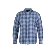 ROCKFORD - Camisa Algodón Orgánico Hombre Bradford Azul