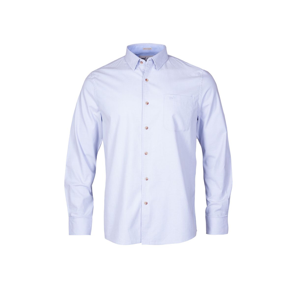 ROCKFORD - Camisa Algodón Orgánico Hombre Anzio Azul ROCKFORD