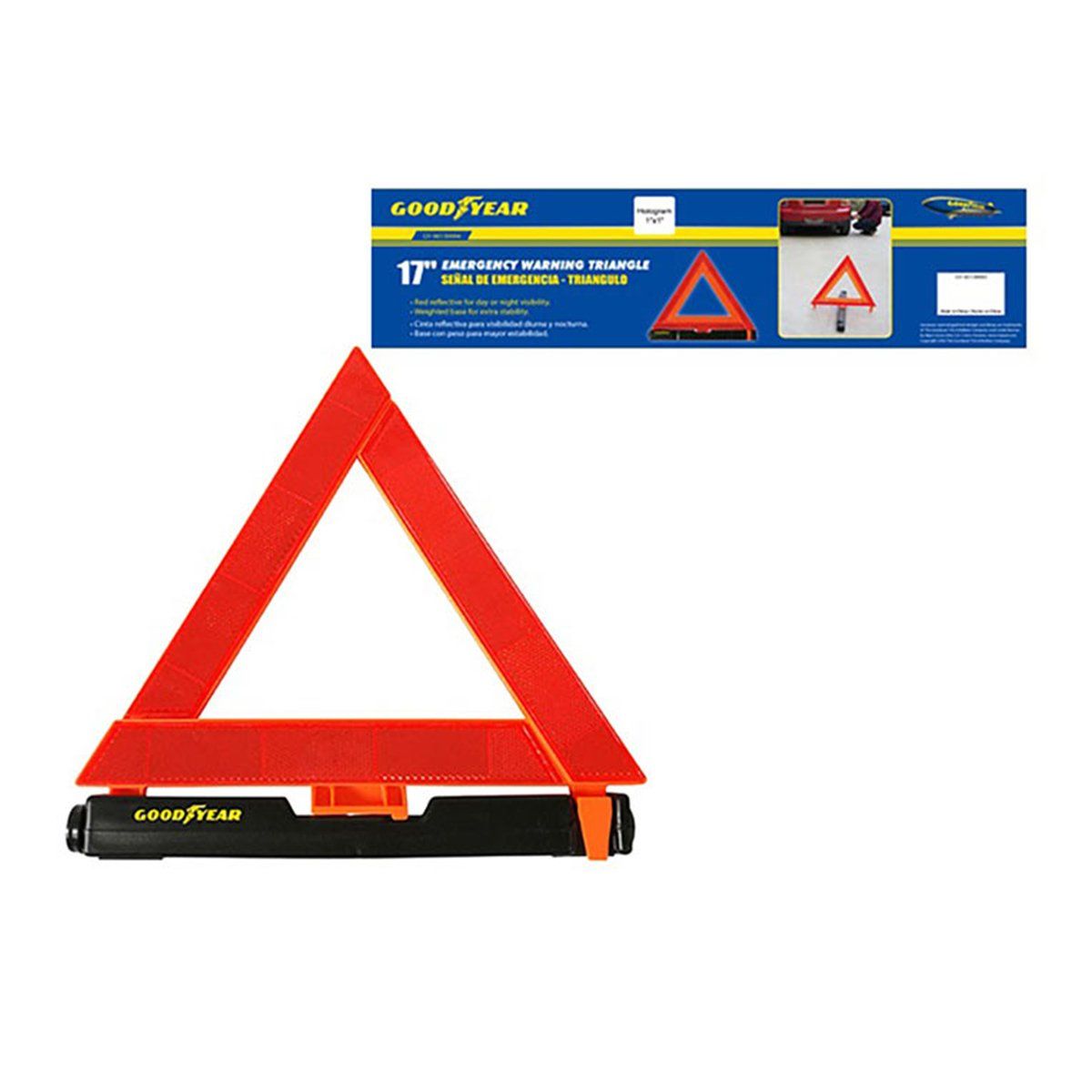 GOODYEAR - Triángulo de emergencia 17" Goodyear