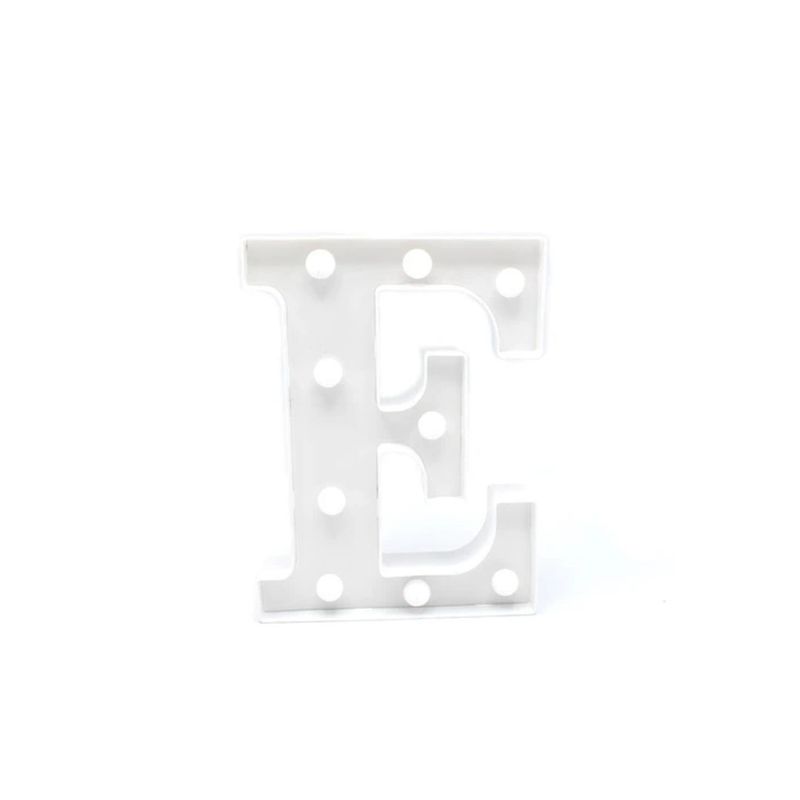 GENERICO - Letra E Con Luz LED 22cm