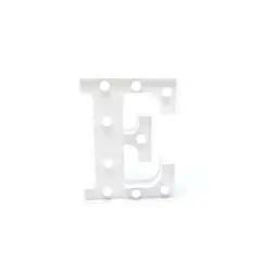 GENERICO - Letra E Con Luz LED 22cm