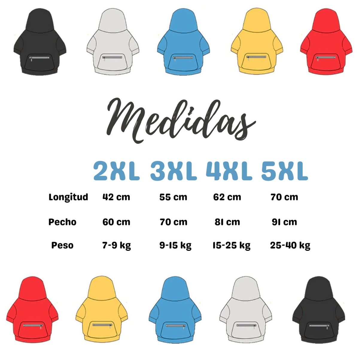 GENERICO - Poleron Gris con Capucha  Talla 3XL