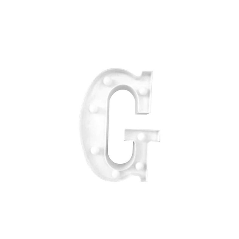 GENERICO - Letra G Con Luz LED 22cm