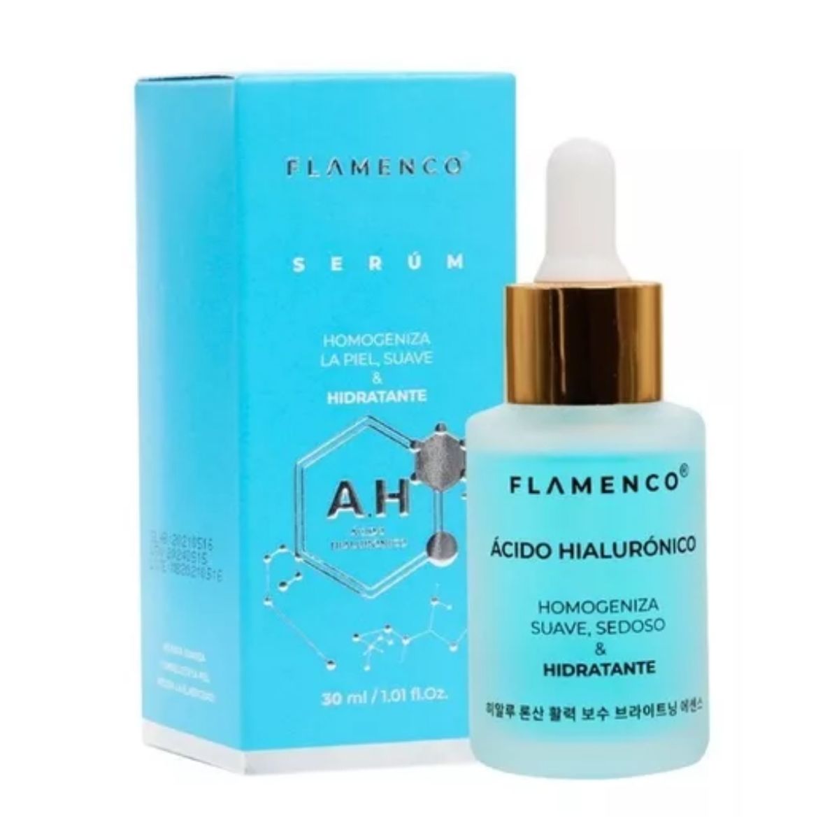 FLAMENCO - Sérum Antienvejecimiento Con Ácido Hialurónico Flamenco 30ml