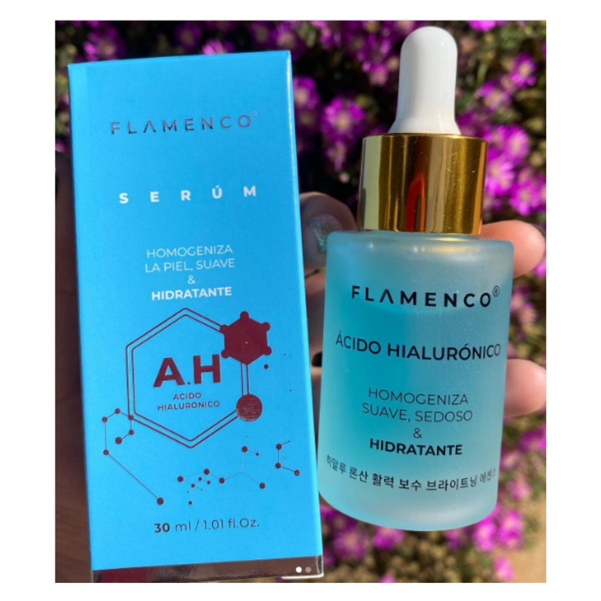 FLAMENCO - Sérum Antienvejecimiento Con Ácido Hialurónico Flamenco 30ml