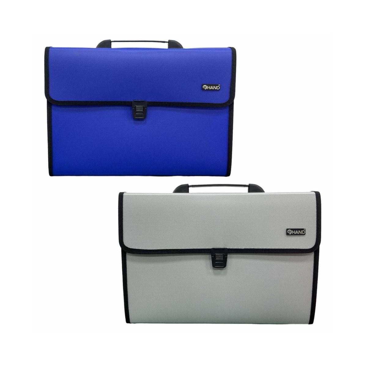 HAND - Pack 15 Maletines Archivador Oficio Fuelle 12 Bolsillos - SC