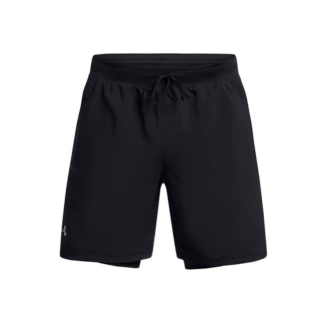 UNDER ARMOUR - Short Running para Hombre Launch 2-in-1 7" Negro UNDER ARMOUR