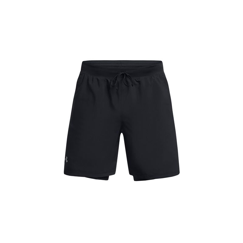 UNDER ARMOUR - Shorts Launch 2 en 1 de 7" hombre Negro UNDER ARMOUR