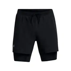 UNDER ARMOUR - Short Running para Hombre Launch 2-in-1 5" Negro