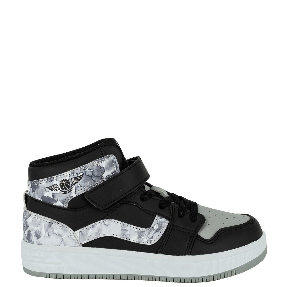 BAMBOO - Botin Niño Negro Estampa Bamboo