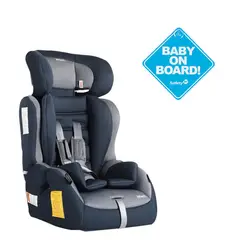 INFANTI - SILLA AUTO BUTACA GRAND PRIX MÁS LETRERO BABY ON BOARD