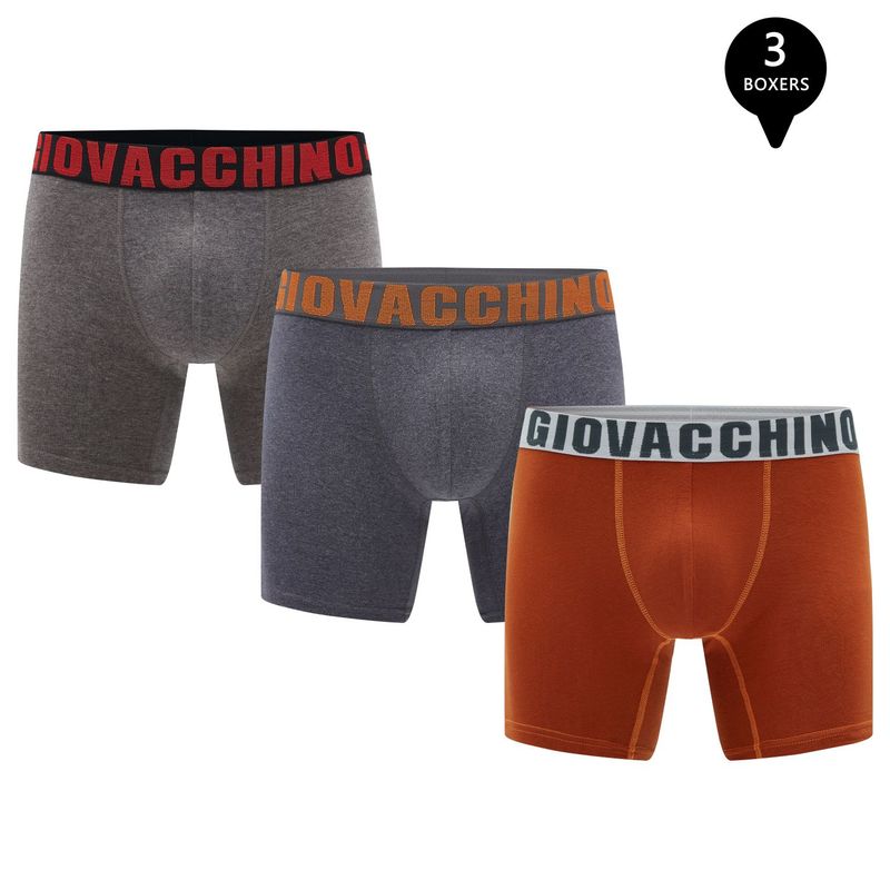 GIOVACCHINO - Pack de 3 Boxer Medio Algodon Hombre.