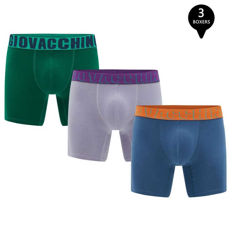 GIOVACCHINO - Pack de 3 Boxer Medio Algodon Hombre.