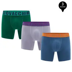 GIOVACCHINO - Pack de 3 Boxer Medio Algodon Hombre.