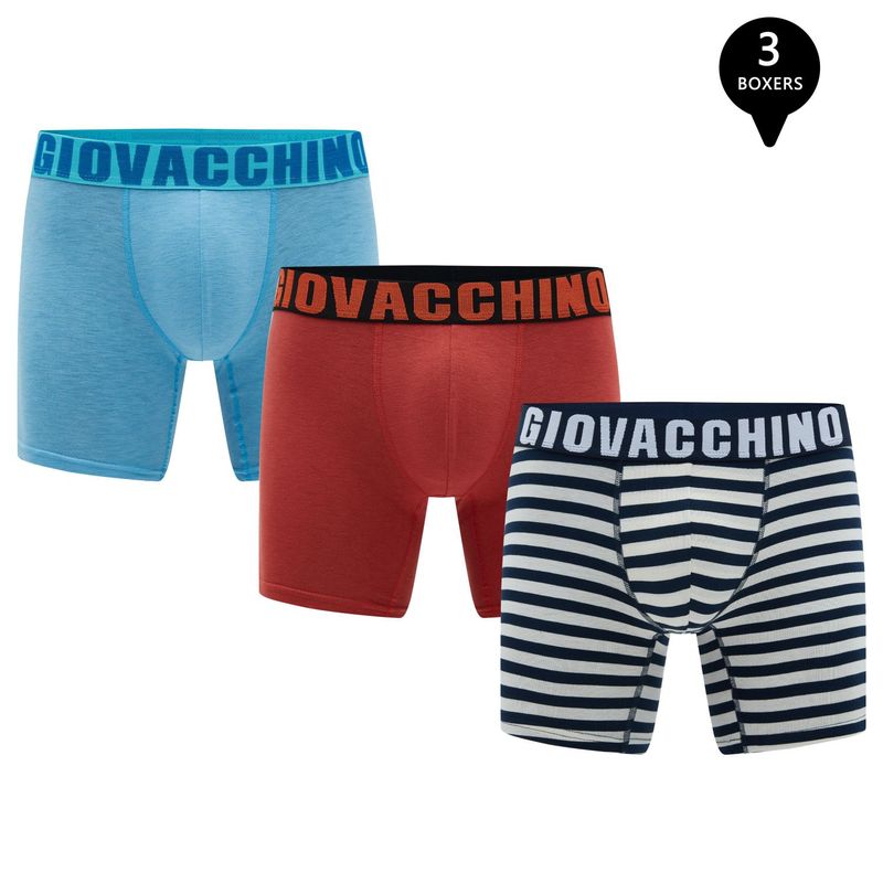 GIOVACCHINO - Pack de 3 Boxer Medio Algodon Hombre.
