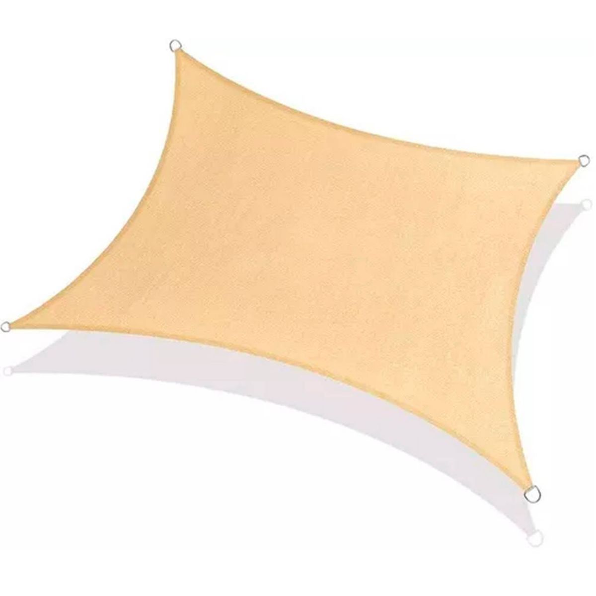 GENERICO - Toldo Vela Malla Sombra Cuadrado 3,05 X 3,05 Metros