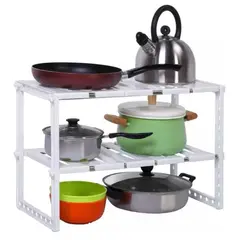 GENERICO - Soporte Organizador De Cocina Estante Multiuso Organizador De Ollas