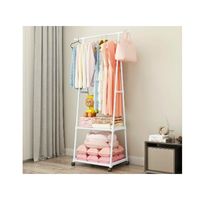 Perchero Multifuncional Organizador Ropa Zapatos Accesorios Blanco