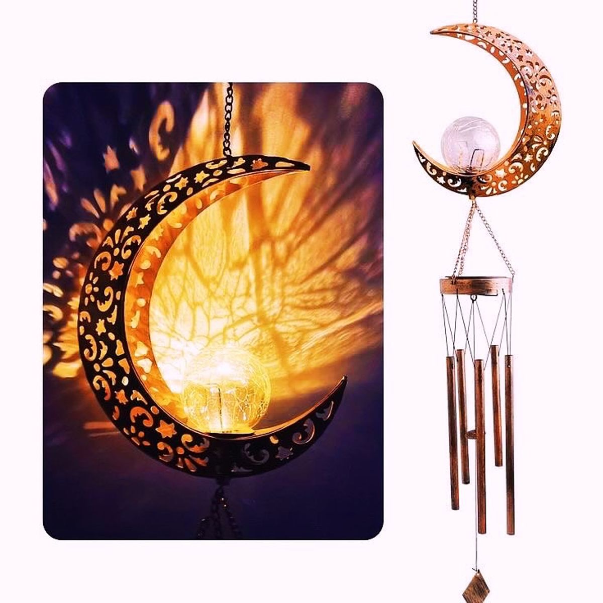 GENERICO - Campanas de Viento Solar Luna