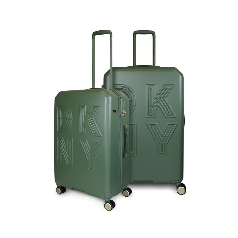 DKNY - Pack 2 Maletas Donna Karan Lucerna M 20kg + L 23kg verde DKNY