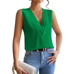BLWOENS - Polera manga corta para mujeres - Verde