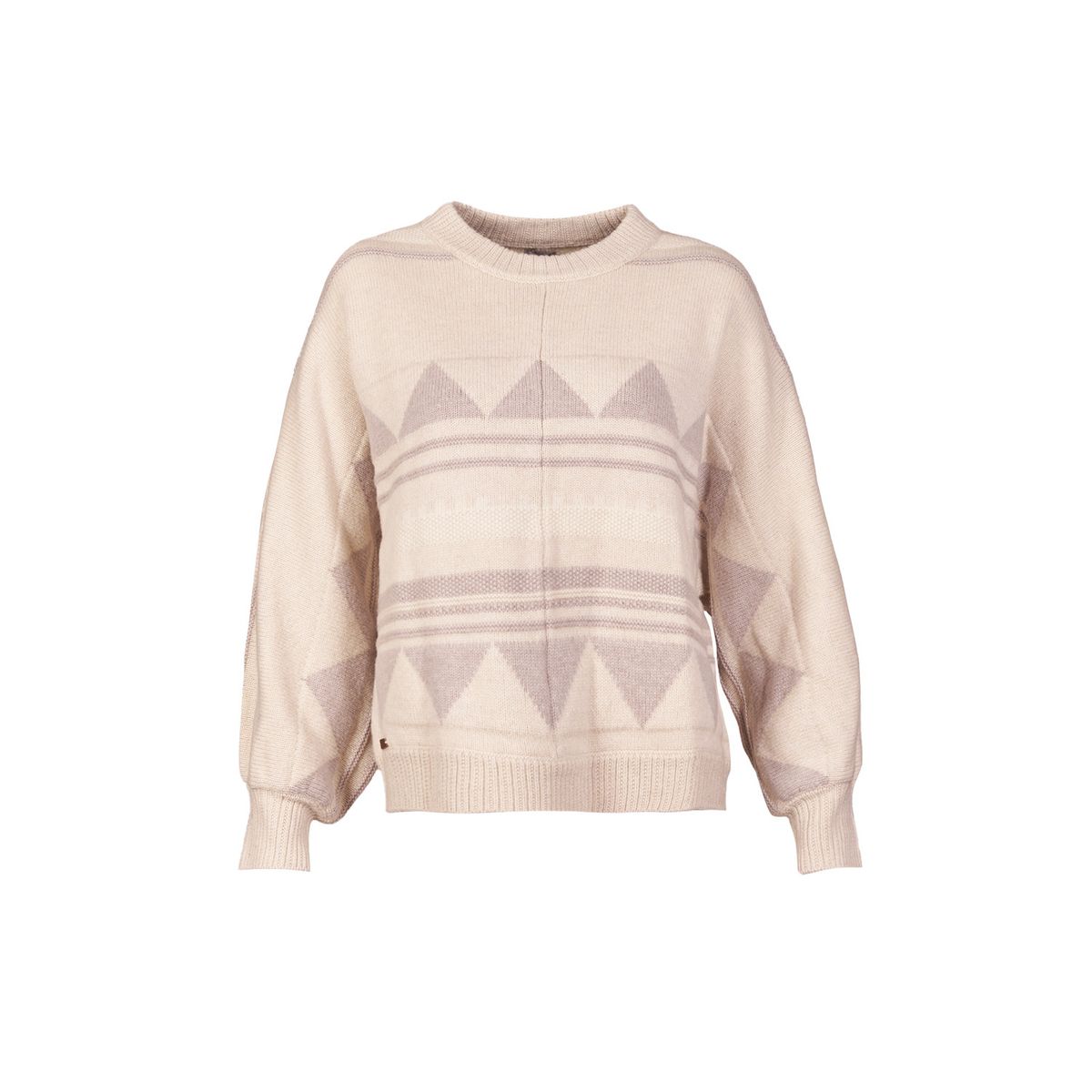 ROCKFORD - Sweater Lana Mujer Carmin Beige ROCKFORD