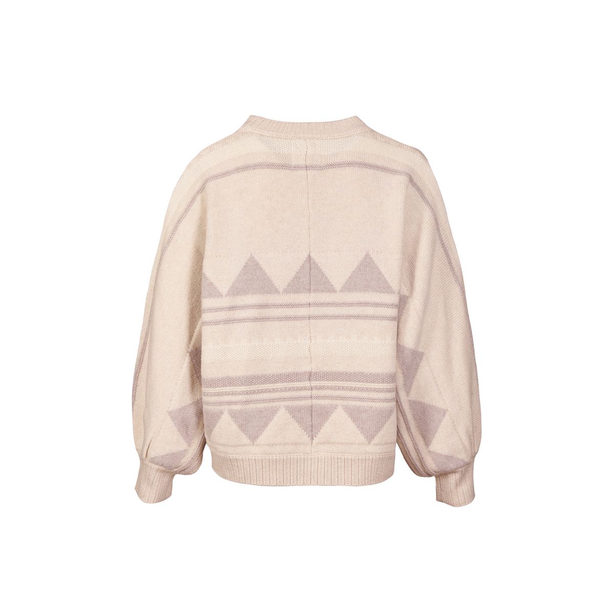 ROCKFORD - Sweater Lana Mujer Carmin Beige ROCKFORD