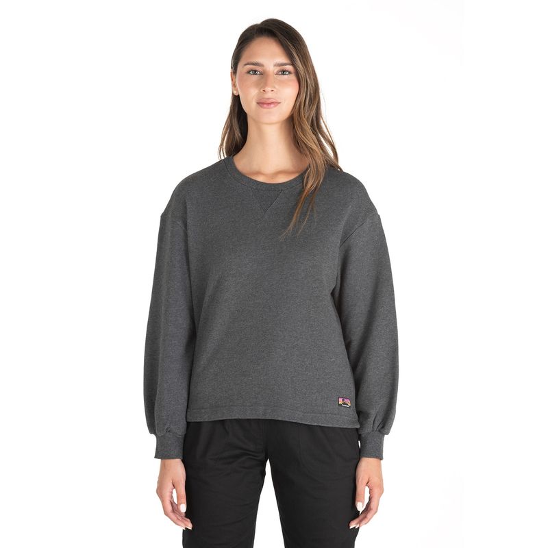 PANAMA JACK - Polerón Mujer Gris Panama Jack