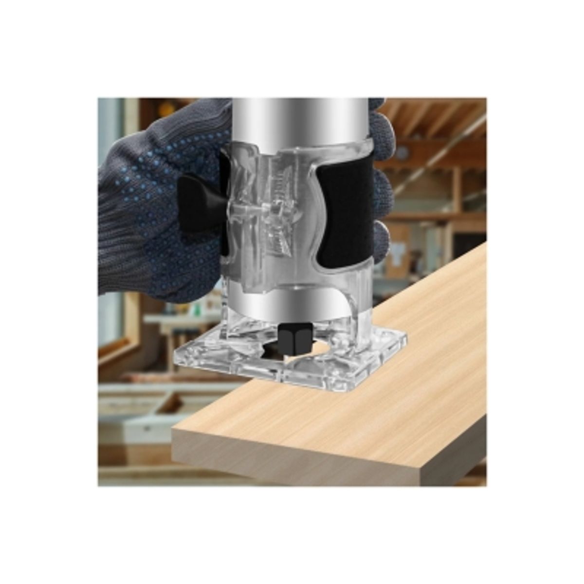 GENERICO - Base De Corte Inmersión Para Tupi Fresadora Router Madera