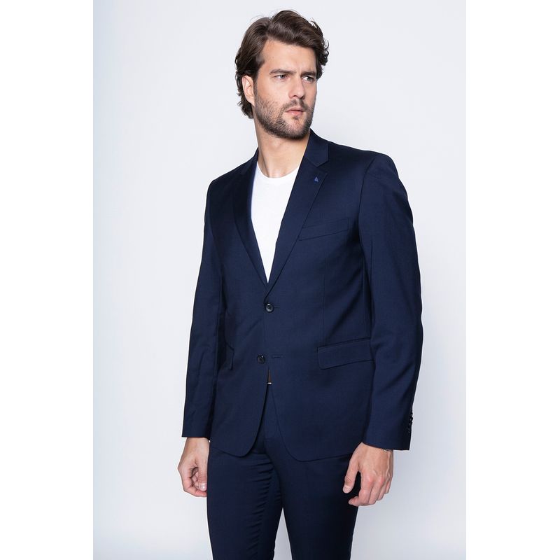 NEW MAN - Blazer Suit Calamo Azul New Man