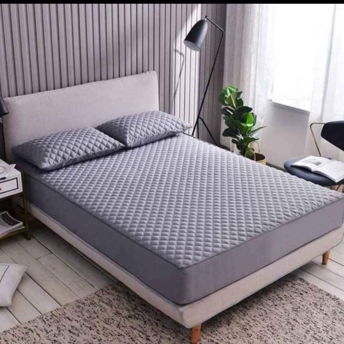 GENERICO - Cubrecolchon Impermeable 2 Plazas Hipoalergénico