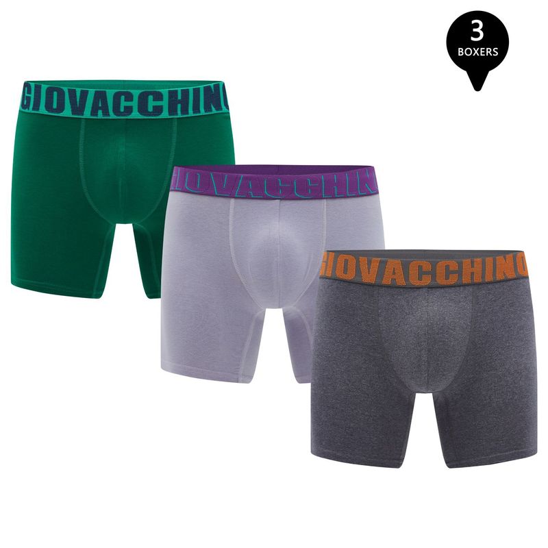 GIOVACCHINO - Pack de 3 Boxer Medio Algodon Hombre.