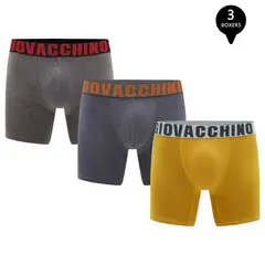 GIOVACCHINO - Pack de 3 Boxer Medio Algodon Hombre.