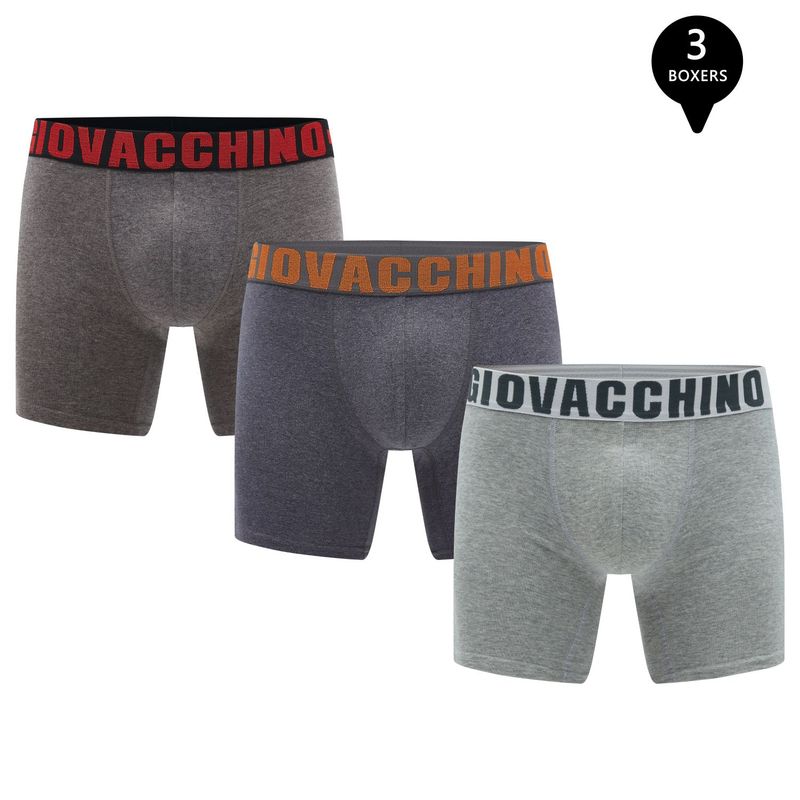 GIOVACCHINO - Pack de 3 Boxer Medio Algodon Hombre.