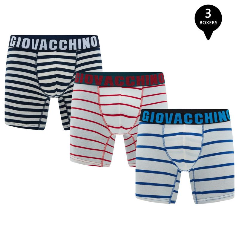 GIOVACCHINO - Pack de 3 Boxer Medio Algodon Hombre.