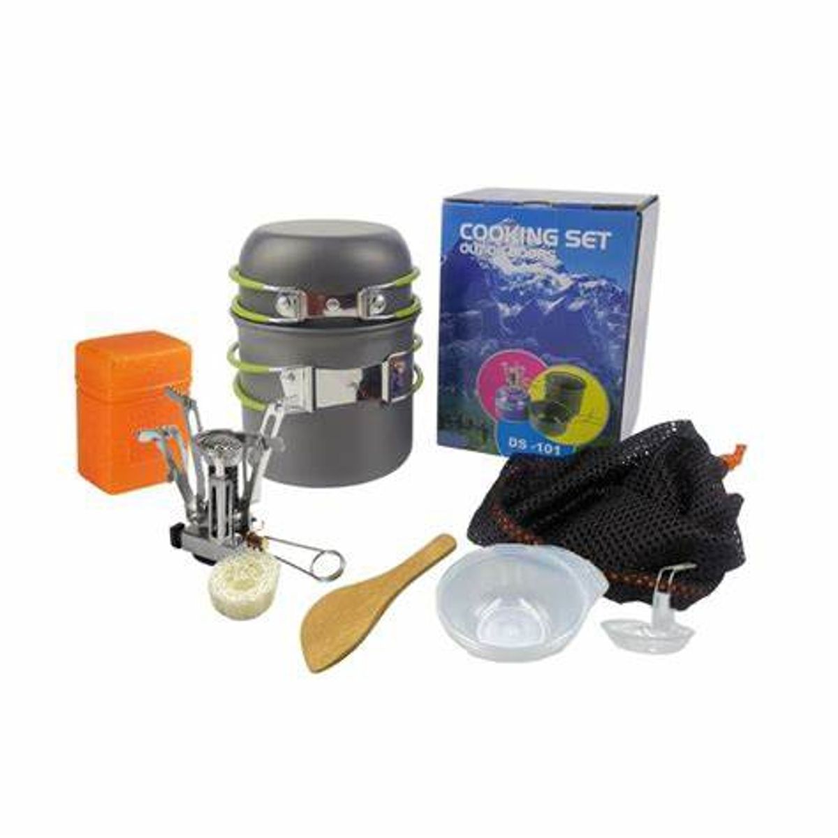 GENERICO - Set Ollas Outdoor Camping Cocinilla Utensilio 13pcs