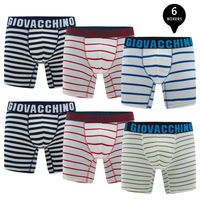 Pack de 6 Boxer Medio Algodon Hombre.