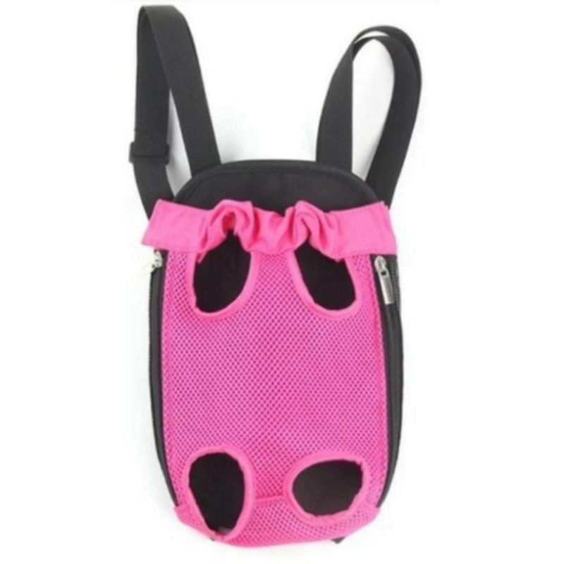 GENERICO - Bolso Transportador Para Mascota Pecho Espalda XL Fucsia