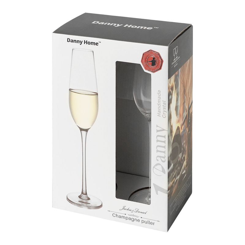 DANNY HOME - Set de 2 Copas de Champán de Vidrio de 200 ml Danny Home
