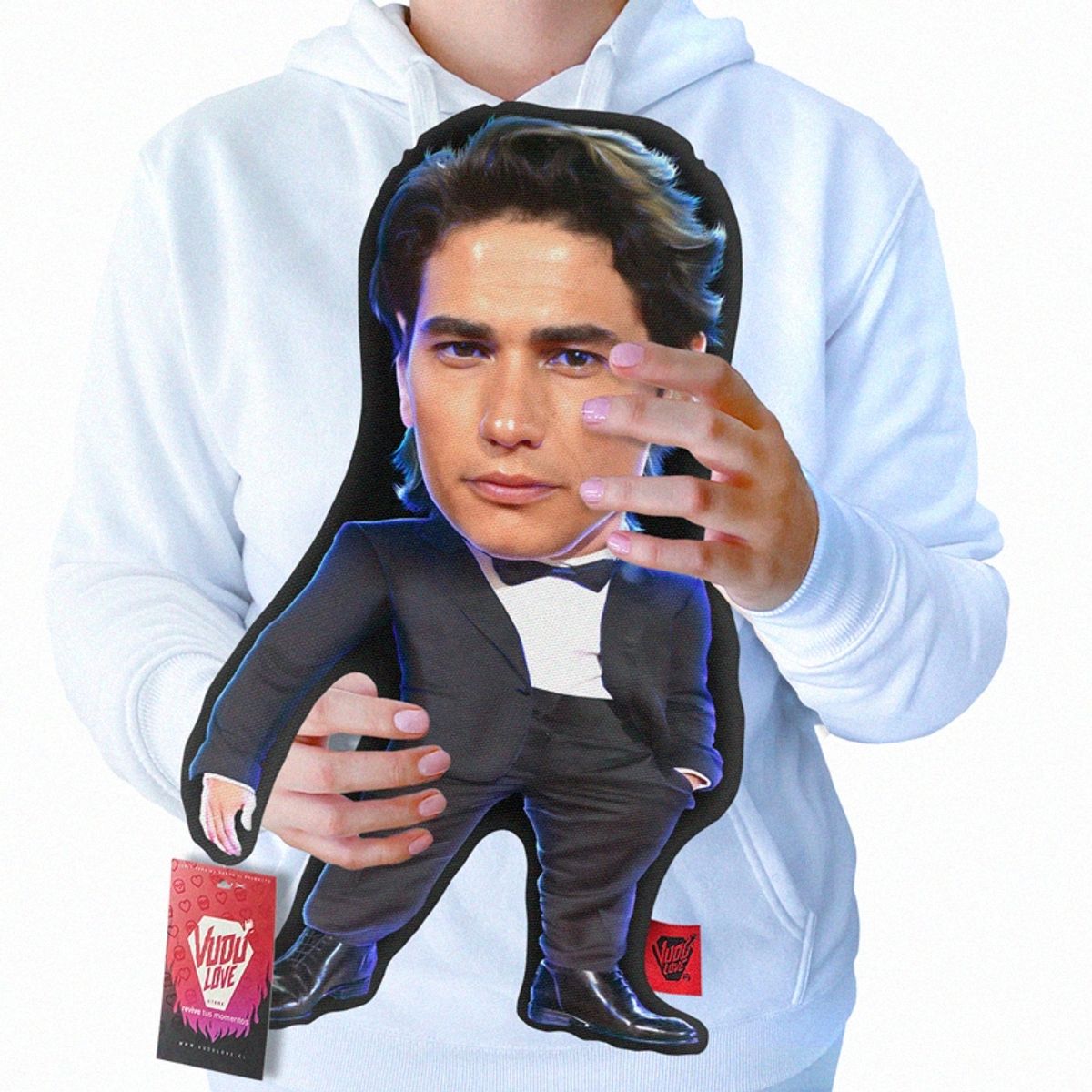 VUDU LOVE - Cojín Peluche Enzo Vogrincic Chiquito 40cm Vudú Love