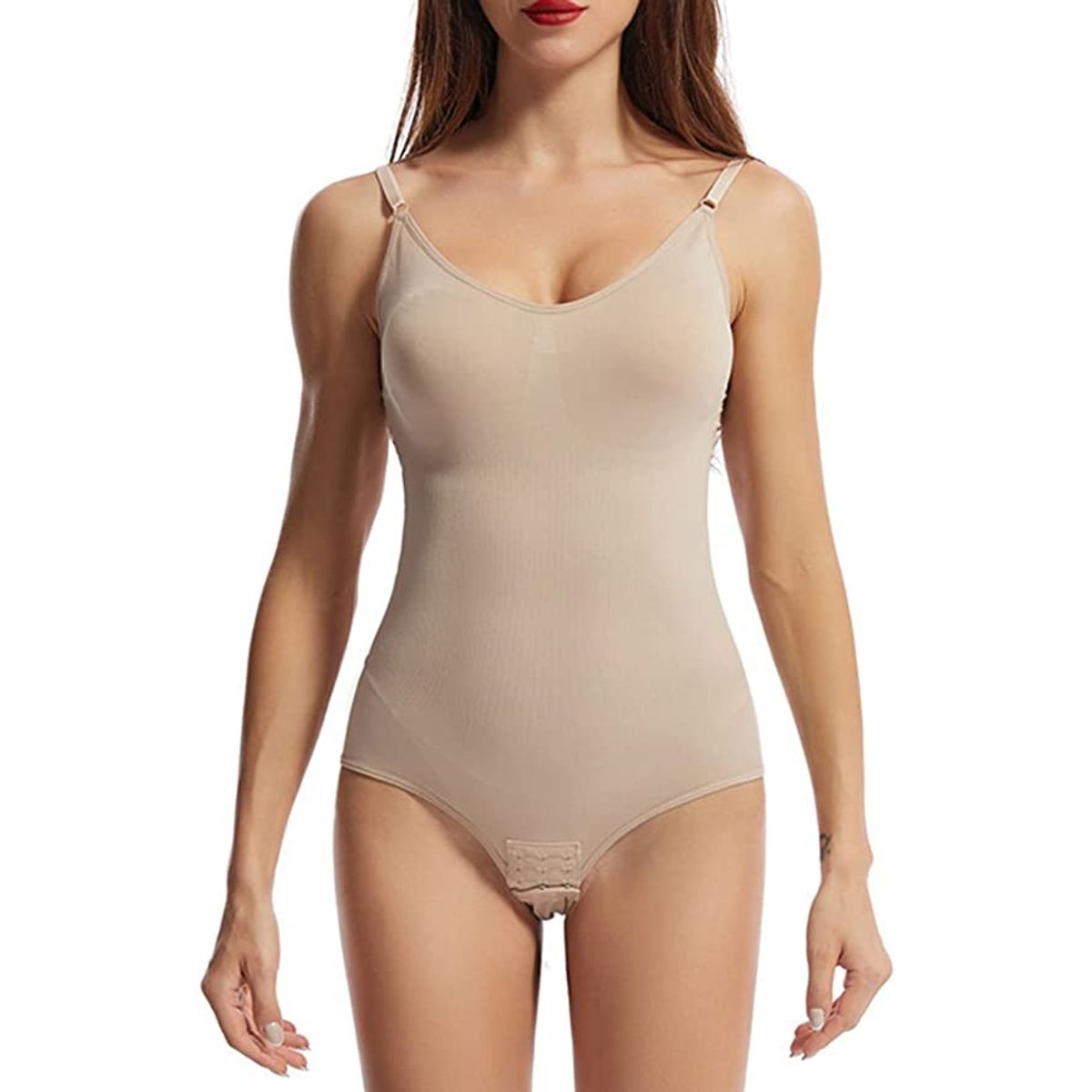 EDWINAYY - Calzón Alto Invisible Bralette Faja Body Moldeadora Sexy